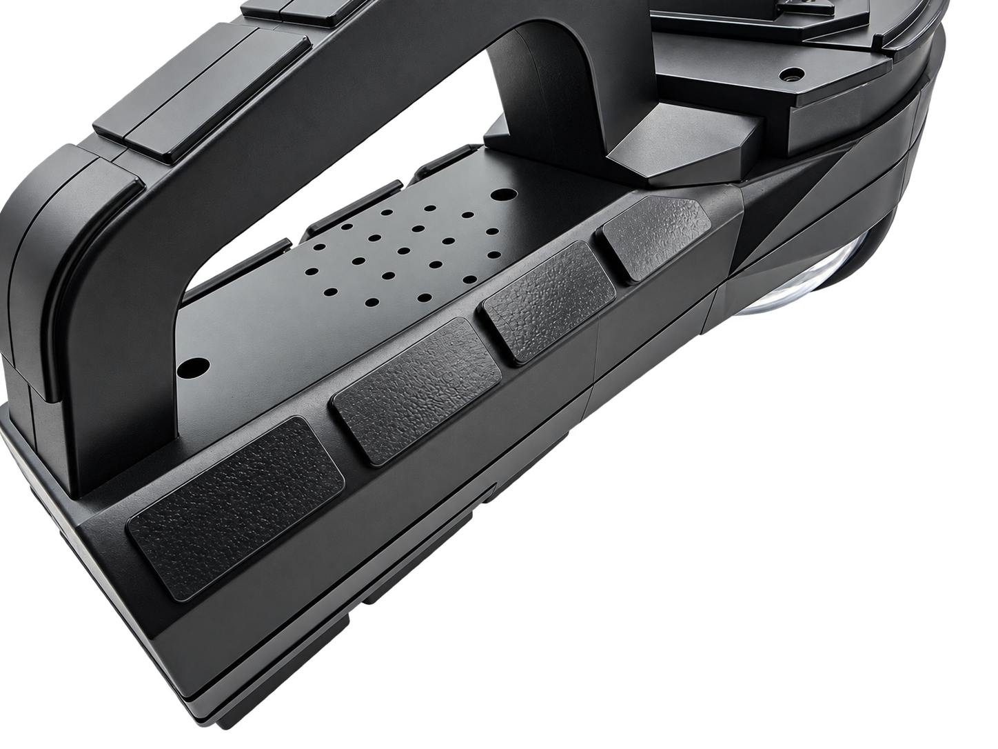 Finished Spirit Giga Meter right side showing the contoured side pads and handle tread