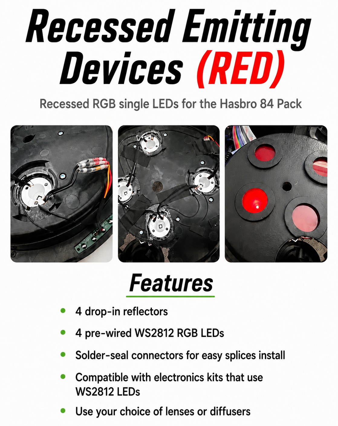 Recessed Emitting Devices product overview and feature list